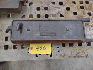 lot 406 image: Crane Cast Iron Boiler Door, 15x5 (...