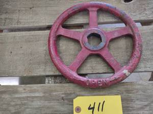 lot 411 image: 10 Cast Iron Wheel (This Item Is L...
