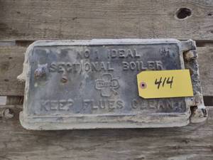 lot 414 image: Ideal Cast Iron Boiler Door, 15x9 (...