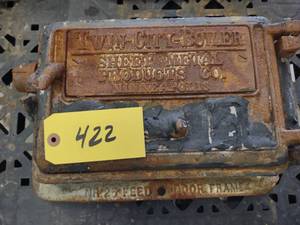 lot 422 image: Twin City Cast Iron Boiler Door, 16...
