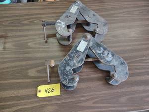 lot 426 image: (2) 3 Ton Beam Clamps (This Item Is...