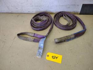 lot 434 image: (2) Lifting Straps (This Itemis Loc...