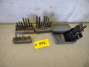 lot 442 image: (4) Drill Indexes with Drills (This...
