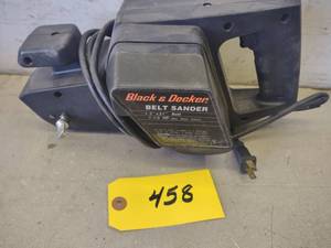 lot 458 image: Black & Decker 3 Belt Sander, Work...