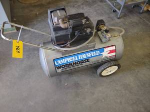 lot 469 image: Campbell Hausfeld 3.5 hp. Air Compr...