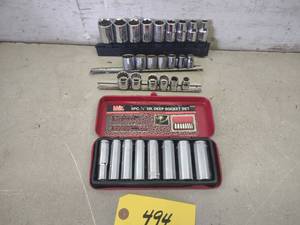 lot 494 image: Assorted Sockets...