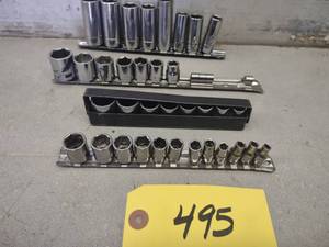 lot 495 image: Assorted Sockets...