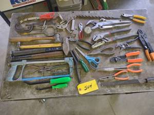 lot 504 image: Assorted Tools...