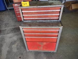 lot 515 image: Craftsman 3 Drawer Rolling Tool Cab...