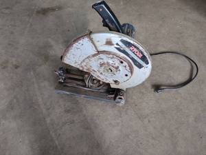 lot 529 image: Ryobi 14 Abrasive Chop Saw, Works...