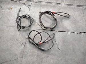 lot 534 image: (3) Cable Lift Slings...
