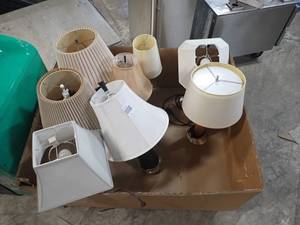 Pallet of 8 lamps, removed from hospital&nbsp