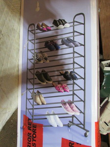 Rolling Shoe Rack