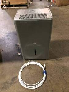 GE 50-Pint Dehumidifier with Built-in Pump for Basement, Garage or Wet Rooms up to 4500 sq. ft. in Grey, Customer Returns See Pictures