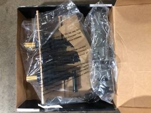 Glacier Bay Oswell 4 in. Centerset 2-Handle High-Arc Bathroom Faucet in Matte Black 851 Qu  Customer Returns See Pictures