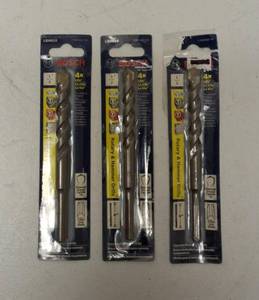 Bosch  NEW  12 - (3) ConcreteMasonry Drill Bits