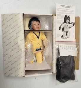 Danbury Mint  Little Bear Dancer Porcelain Doll - By Elke Hutchens
