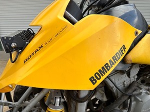 lot 3 image: 2000 Bombardier DS650 653CC Quad  4 Wheeler
