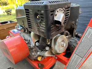 lot 4 image: DK2 12 in. 14 HP Gas Powered Certified Commercial Stump Grinder with 9 High Speed HPDC Machined Carbide Cutters