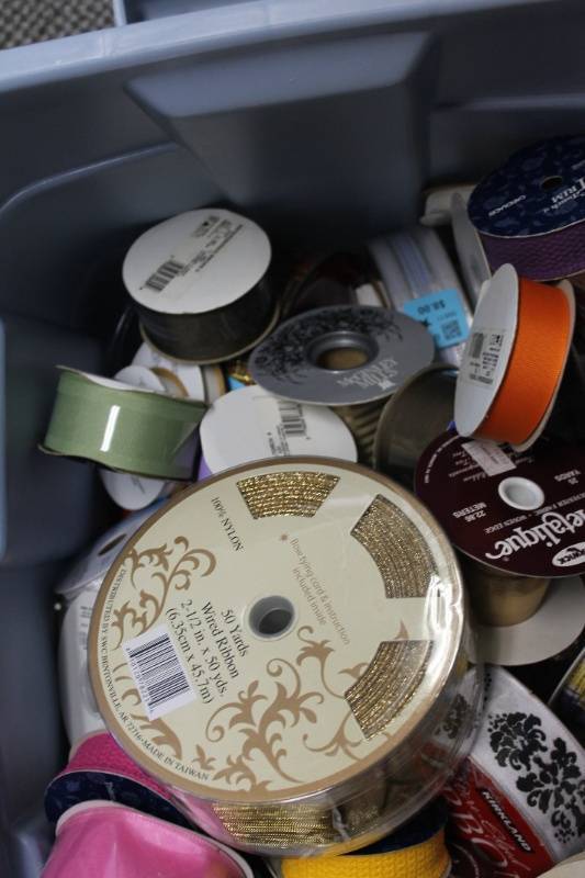 lot 15 image: Large Assortment of Decorative Ribbons