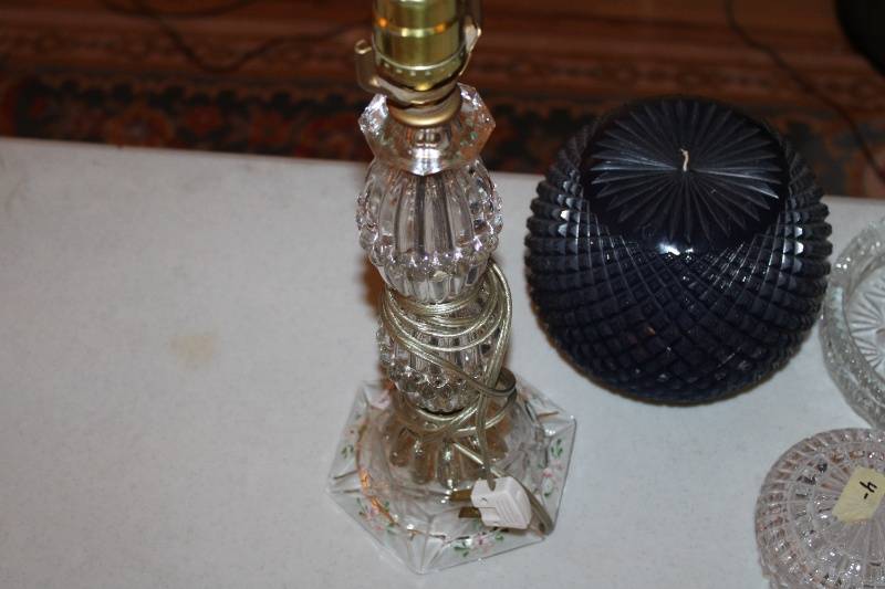 lot 96 image: Lot of Assorted Cut Glassware and Crystal Items