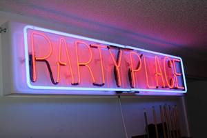 lot 2 image: Neon Party Place Sign (Reserve set at $1000)