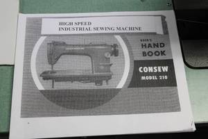 lot 4 image: Consew Model 20IR High Speed Industrial Sewing Machine