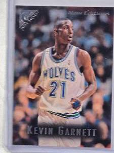 lot 766 image: Kevin Garnett Rookie 1996 Topps New Editions #41 - Minnesota Timberwolves
