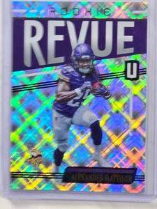 lot 778 image: Alexander Mattison Rookie 2019 Foil Insert Panini Rookie Review No. RR-AM - Minnesota Vikings