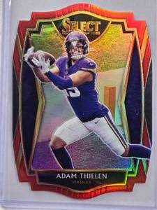 lot 782 image: Adam Thielen 2020 Panini Select #113 Premier Level - Minnesota Vikings