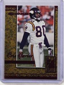 lot 807 image: Cris Carter 2000 Donruss Elite Series ES-28, Numbered 5862500 - Minnesota Vikings