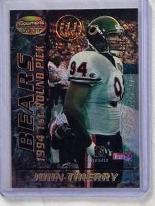 lot 811 image: Derek Alexander & John Thierry Refractor 1994 Topps Bowmans Best  - Chicago Bears & Minnesota Vikings