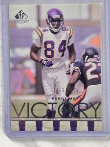 lot 819 image: Randy Moss 2002 Upper Deck Victory SP #95 18652500 - Minnesota Vikings