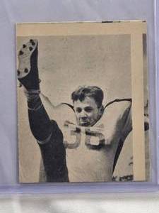lot 830 image: Joe Muha 1948 Bowman #97 - Philadelphia Eagles Vintage Football Card
