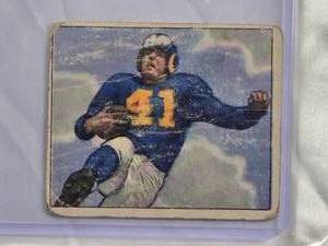 lot 832 image: Glenn Davis 1950 Bowman #16 - Vintage Football Card - Los Angeles Rams