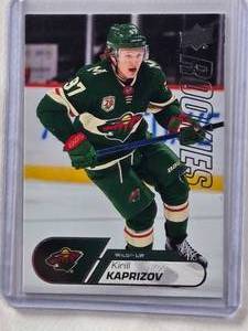 lot 842 image: Kirill Kaprizov Rookie 2020-21 Upper Deck  #25 - Minnesota Wild