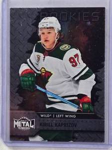 lot 843 image: Kirill Kaprizov Rookie 2020-21 Skybox Metal Universe #125 - Minnesota Wild