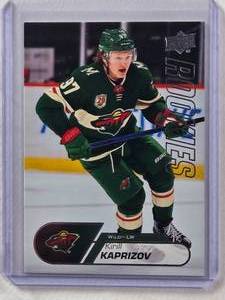 lot 844 image: Kirill Kaprizov Rookie 2020-21 Upper Deck Set #25 - Minnesota Wild