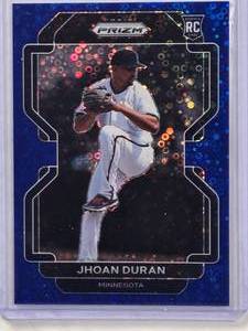 lot 653 image: Jhoan Duran 2022 Panini Disco Prizm Numbered 154199 #30