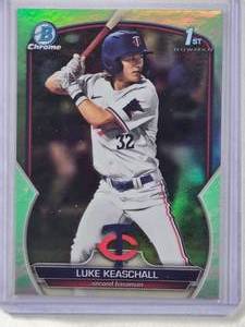lot 665 image: Luke Keaschall 2023 1st Bowman Chrome Refractor #BDC-53