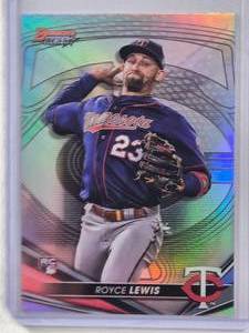 lot 670 image: Royce Lewis Rookie 2022 Bowmans Best Refractor #65