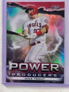lot 673 image: Mike Trout 2020 Topps Bowmans Best Power Producers #PP-MT
