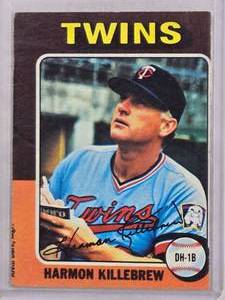 lot 685 image: Harmon Killebrew 1975 Topps #640