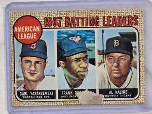 lot 691 image: 1967 American League Batting Leaders Carl Yastrzemski, Frank Robinson, Al Kaline #2