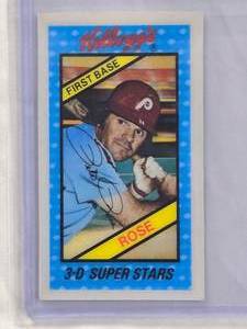 lot 737 image: Pete Rose 1980 Kelloggs 3-D Super Stars #35