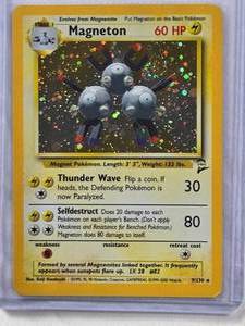 lot 603 image: Magneton Pokemon Holo Card 9130