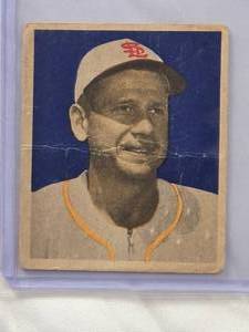 lot 617 image: Jerry Priddy 1949 Bowman #4 Vintage Baseball Card