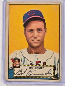 lot 620 image: Bob Kennedy 1952 Topps #77 Vintage Baseball Card