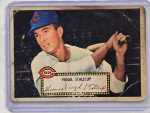 lot 622 image: Virgil Stallcup 1952 Topps #69 Vintage Baseball Card