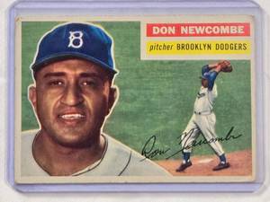 lot 626 image: Don Newcombe 1956 Topps #235 Vintage Baseball Card